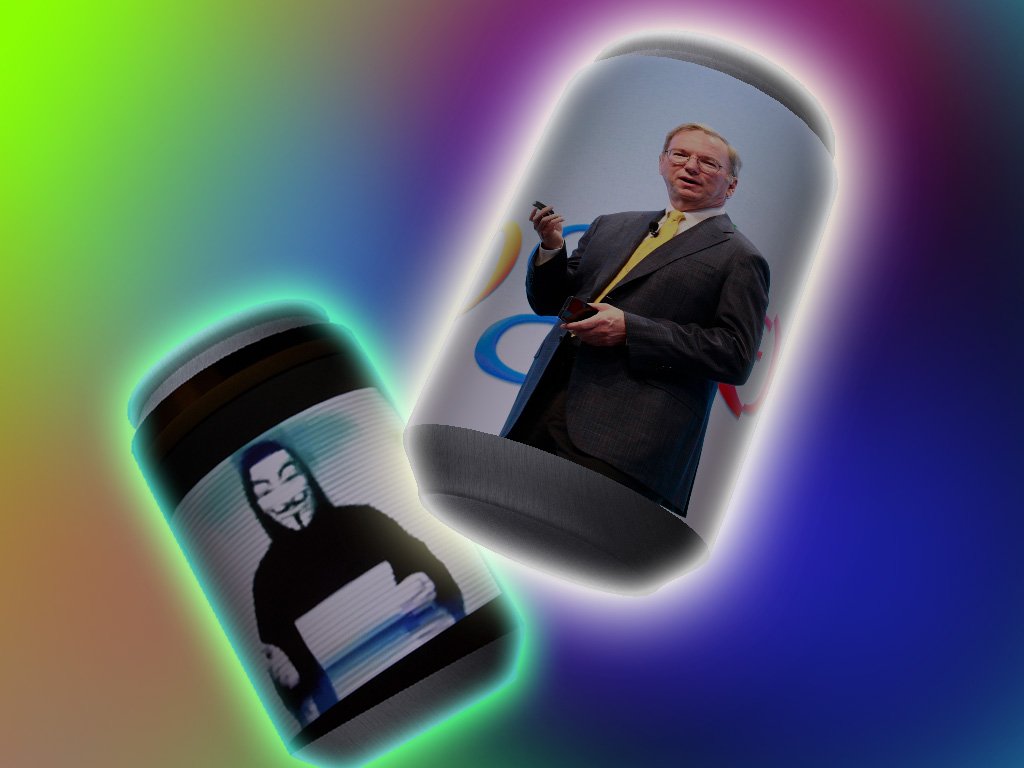 freebeer — Anonymous and Eric Schmidt